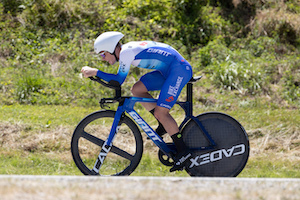 Craddock on his way to winning his second Elite Men's TT title